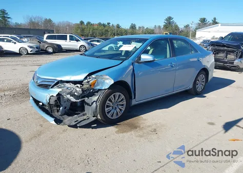 2012 Toyota Camry Le z USA, uszkodzony, nr VIN 4T4BF1FKXCR235879